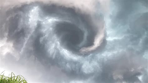 Looking Up as Swirling Clouds Begin to Form Tornado - Videos from The Weather Channel