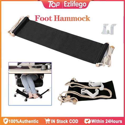 Foot Hammock Under Desk Adjustable Home Office Foot Rest Under Desk Hammock Footrest Desk Swing ...