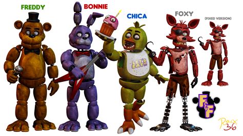 Fnaf classic animatronics