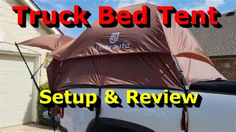 Truck Bed Tent - Setup and Review - Umbrauto Truck Tent with Awning - YouTube