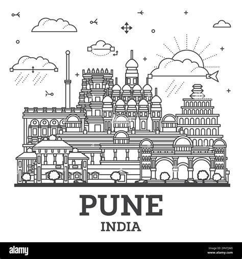 Pune skyline Cut Out Stock Images & Pictures - Alamy