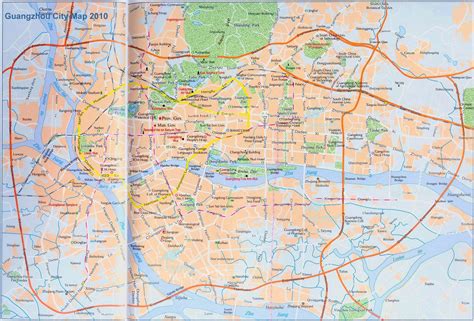 Guangzhou Maps, Guangzhou City Map, Guangzhou Tourist Map - Easy Tour China