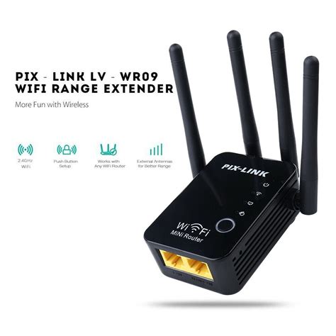 WiFi Repeater Wireless 300Mbps Range Extender Signal Booster Router - Walmart.com