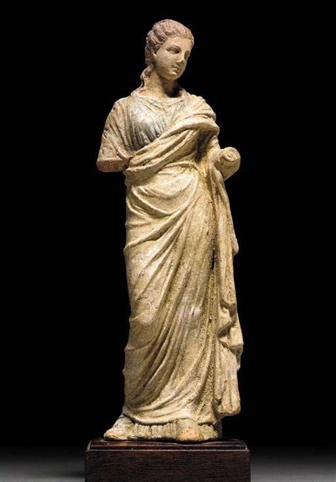 A GREEK TERRACOTTA FIGURE OF A WOMAN Hellenistic Period, Circa 3rd Century B.C. | Hellenistic ...