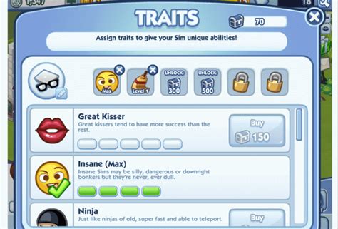 The Sims Social Guide Part 4: Traits List and Info