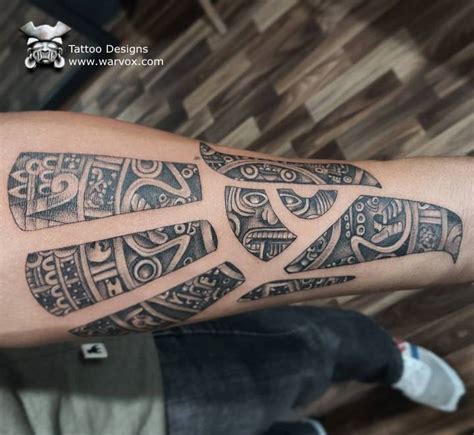 Aztec Eagle Head Tattoo Design - ₪ AZTEC TATTOOS ₪ Warvox Aztec Mayan Inca Tattoo Designs