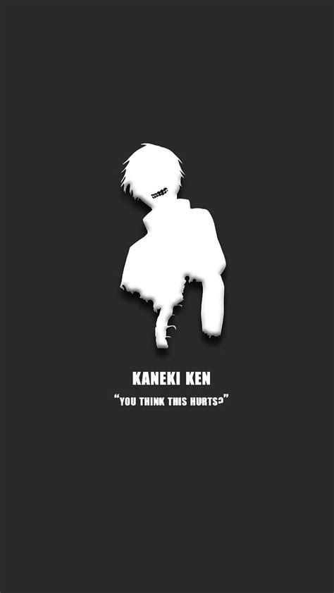 Kaneki Gris, anime, ghoul, gray, ken, minimalist, tokyo, HD phone wallpaper | Peakpx