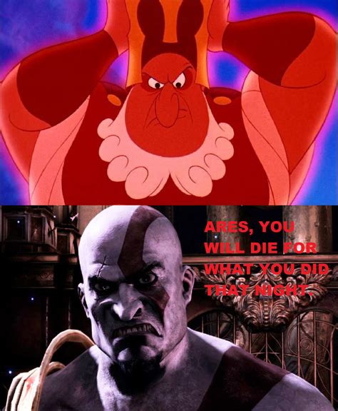 Kratos vs Ares (Disney Hercules) by MnstrFrc on DeviantArt