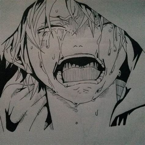 Sad Anime Boy Crying Drawing - IMAGESEE