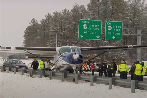 Plane Makes Hard Emergency Landing on Virginia Highway with 7 People on Board