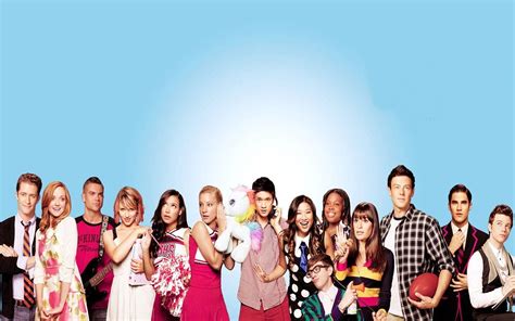 Download Glee Cast Members Fox Television Show Series Wallpaper | Wallpapers.com