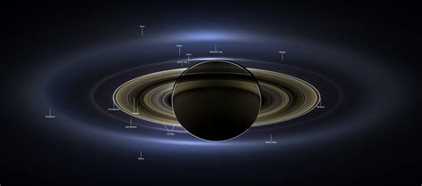 Cassini Provides New View of Saturn and Earth