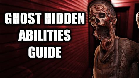 All Ghost Hidden Abilities Explained | Phasmophobia Guide - YouTube