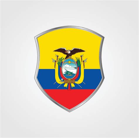 Ecuador Flag Design 6079090 Vector Art at Vecteezy