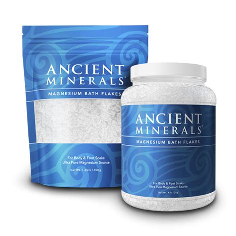 Ancient Minerals Magnesium Flakes | Magnesium Bath Flakes