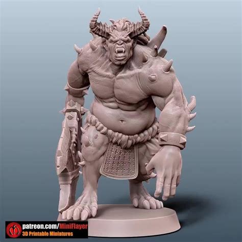 Demon Orc Tanarukk turntable render [Video] | Fantasy character design, Concept art characters ...