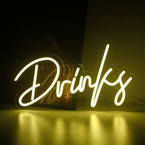 Drinks Neon Sign – Neon Art Designs