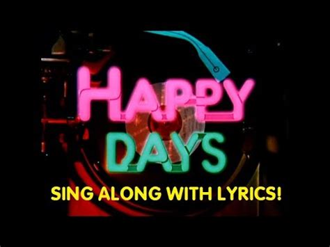 Happy days movie song lyrics - qlerodesigns