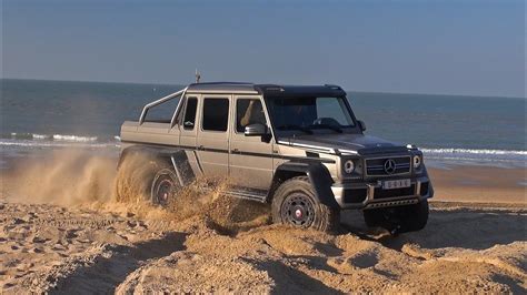 Mercedes-Benz G63 AMG 6x6 - Off Road Beach Driving!! - YouTube