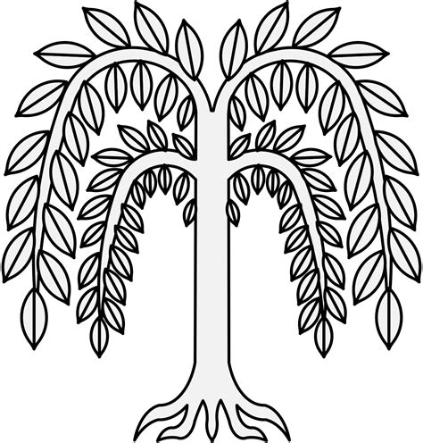 Willow Tree Silhouette Clip Art at GetDrawings | Free download