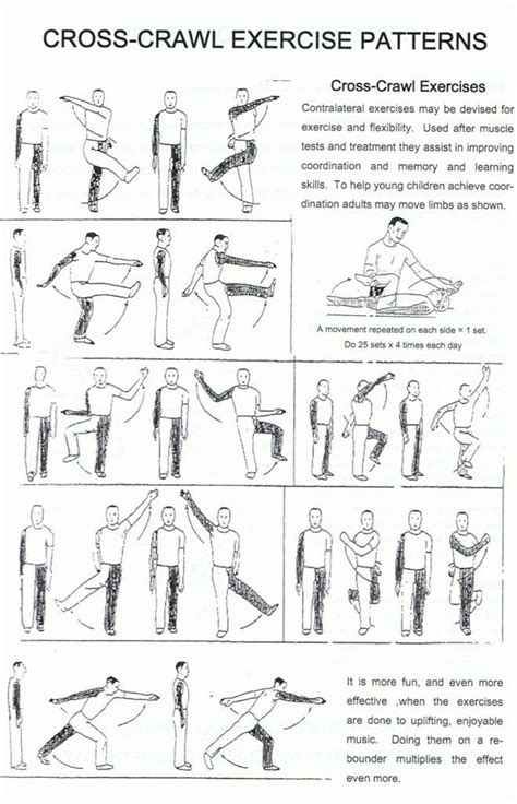 Printable Brain Gym Exercises - Printable Word Searches