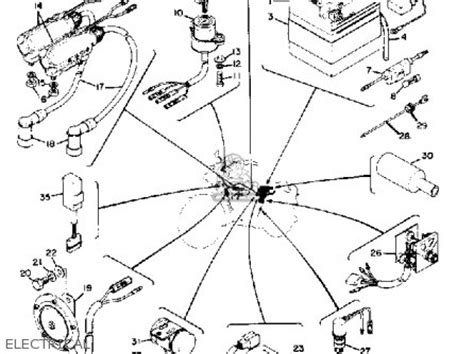 Yamaha RD250 1973 USA parts lists and schematics