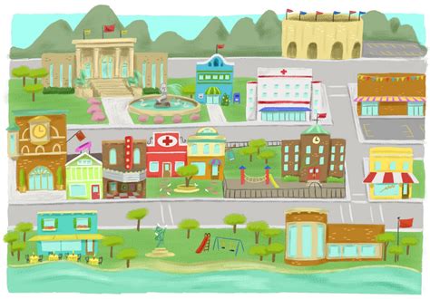 town clipart - Clip Art Library