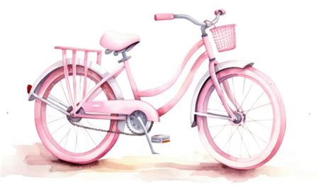 Premium AI Image | watercolor bicycle illustration