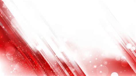 Abstract Red and White Bokeh Defocused Lights Background Image