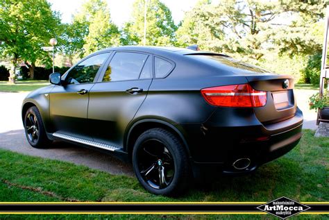 Matte black bmw x6 sale