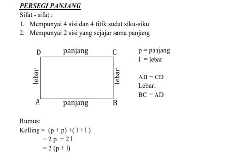 Cara Menghitung Rumus Luas Dan Keliling Persegi Panjang | The Best Porn ...