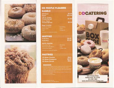 Dunkin' Donuts Menu, Menu for Dunkin' Donuts, Bethel Park, Pittsburgh - Urbanspoon/Zomato