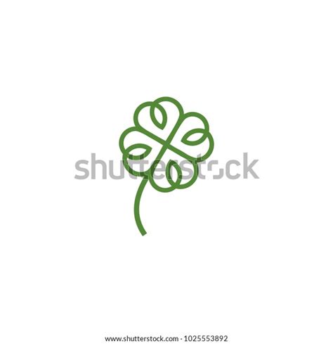 Vector Clover Logo Design Download Template Stock Vector (Royalty Free) 1025553892 | Shutterstock