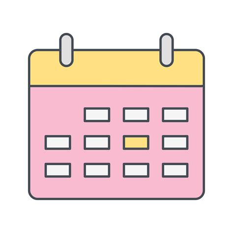 Calendar Vector Icon 353419 Vector Art at Vecteezy