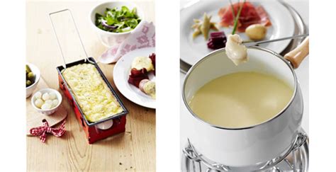 Cheese loving from Switzerland: raclette and cheese fondue!