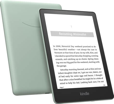 Best Buy: Amazon Kindle Paperwhite Signature Edition 32GB 2023 Agave Green B09TN8DRY9