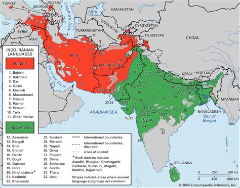 Persian Language Map