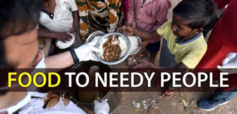 How can we best supply extra food to the needy| NSS