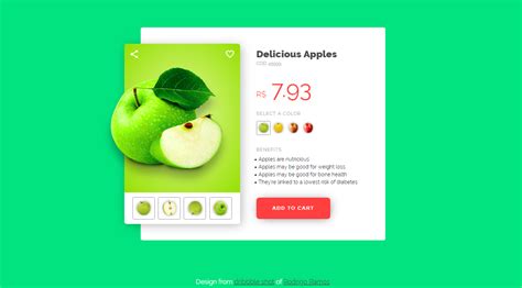 20+ Cool Product Card CSS Design Examples - OnAirCode