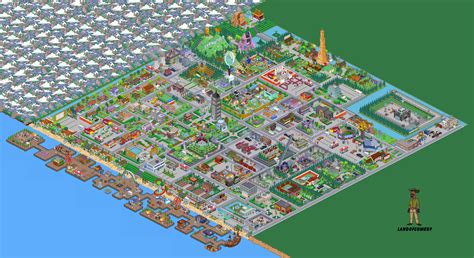 simpsons tapped out springfield map Car Tuning