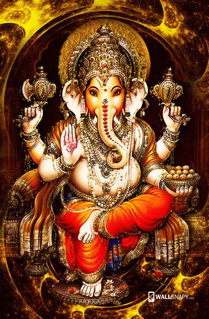 Lord ganesh grand look hd wallpaper high quality wallpaper for your mobile. Download lord ganesh ...