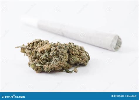 Cannabis & Joint Royalty Free Stock Photography - Image: 22575427