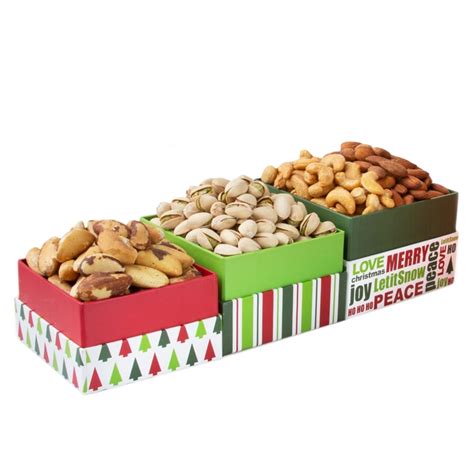 Oh! Nuts® Gourmet Nuts Gift Basket Tower | Christmas Holiday Fresh Gourmet Nut Assortment Gifts ...