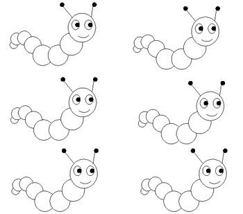 Inchworm Coloring Pages Kids