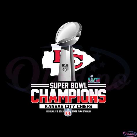 Kansas City Chiefs Super Bowl Lvii Champions Players Names Trophy Png - Oladino