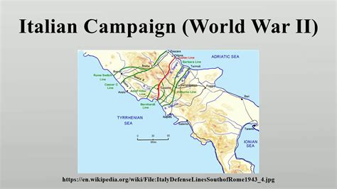 Italian Campaign Ww2 Map