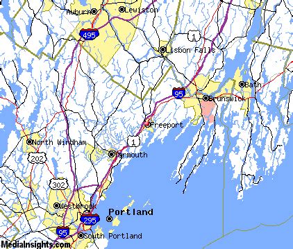 Map Of Freeport Maine – Map Of The World