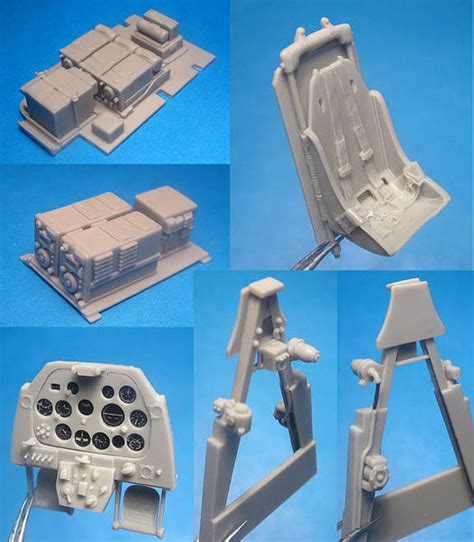 1/32 Vector Resin P-51A Mustang Cockpit Set for HobbyCraft #VDS32008 ...