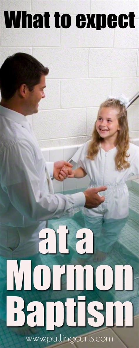 Mormon Baptisms: What happens at an LDS baptism?