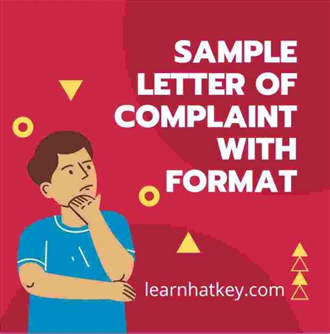 Sample Complaint Letter for any problem with format and examples ...